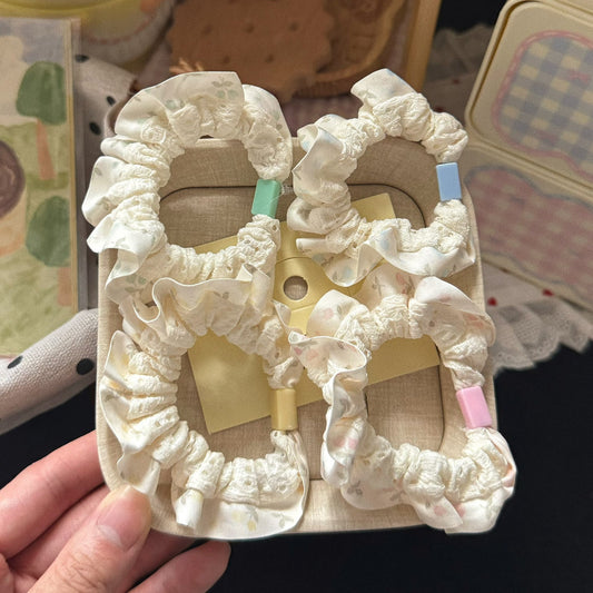 繽紛鬱金香卡通髮圈－商品主圖｜https://igowo.tw/