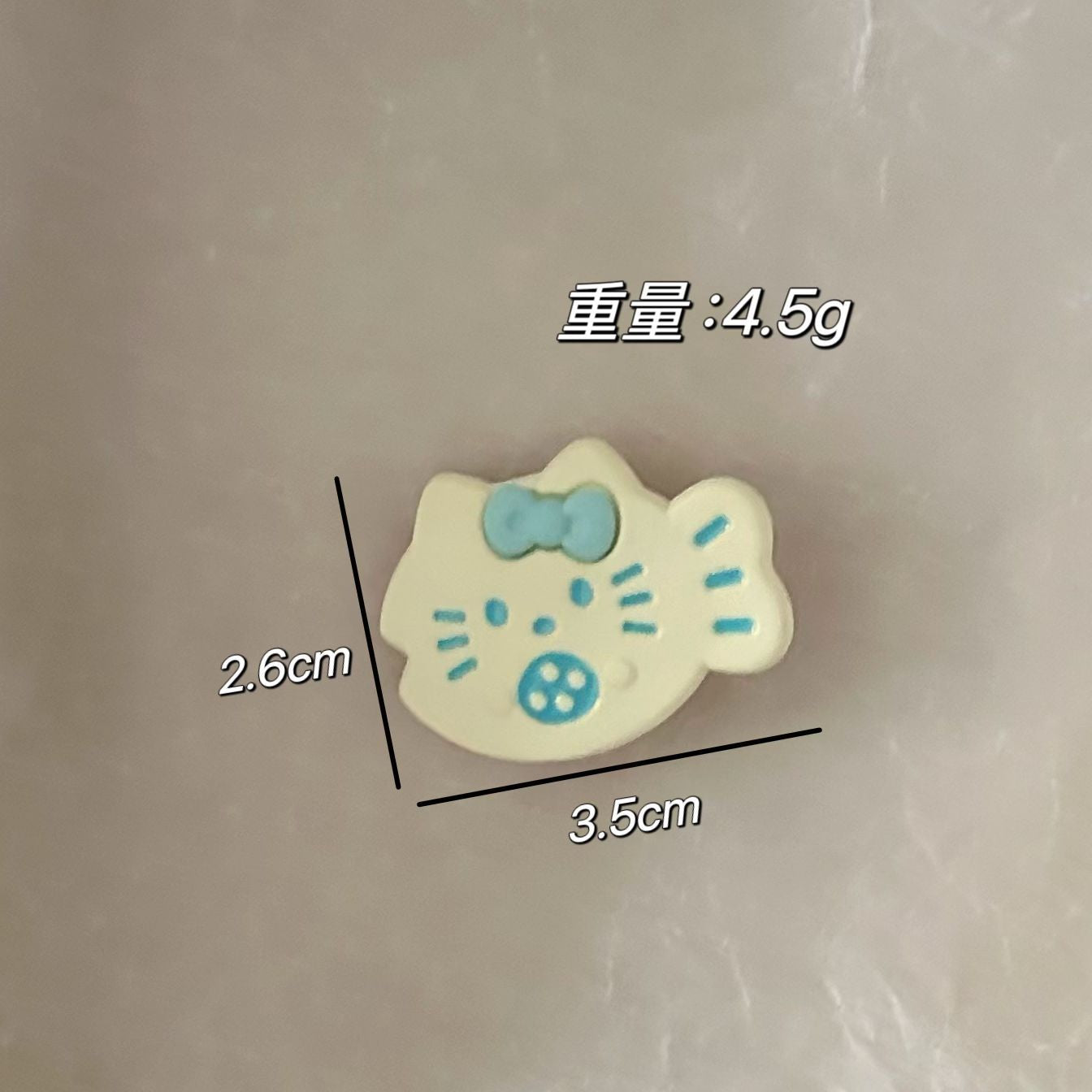 貓咪魚尾髮夾－黑色小魚髮夾款細節2｜https://igowo.tw/