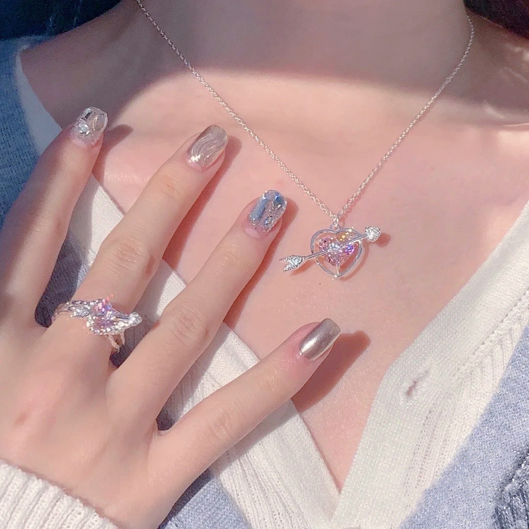 S925愛心項鍊－細節特寫37｜https://igowo.tw/