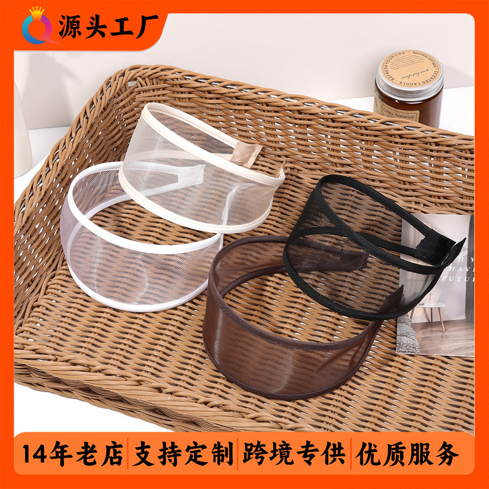 網紗寬版髮箍－商品主圖｜https://igowo.tw/