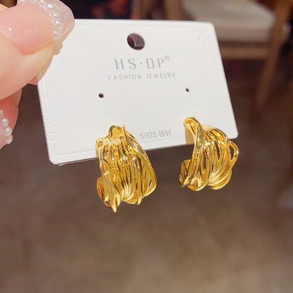 圓圈多層復古耳環－第二視角實拍｜https://igowo.tw/