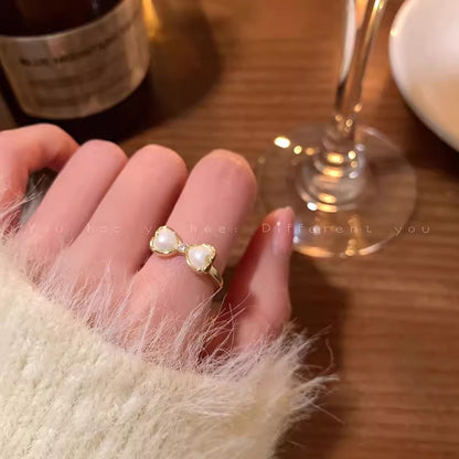 鋯石蝴蝶可調式戒指－銀款細節25｜https://igowo.tw/