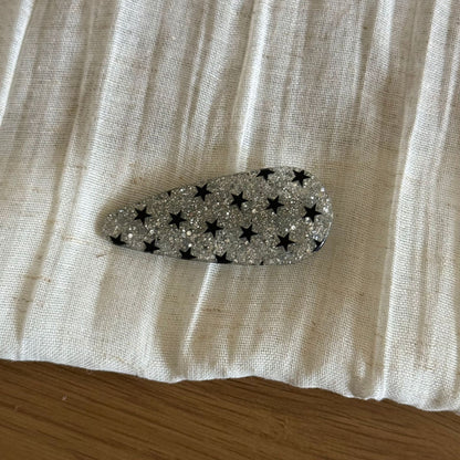 壓克力星星水滴髮夾