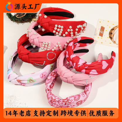 珍珠扭結髮箍－商品主圖｜https://igowo.tw/