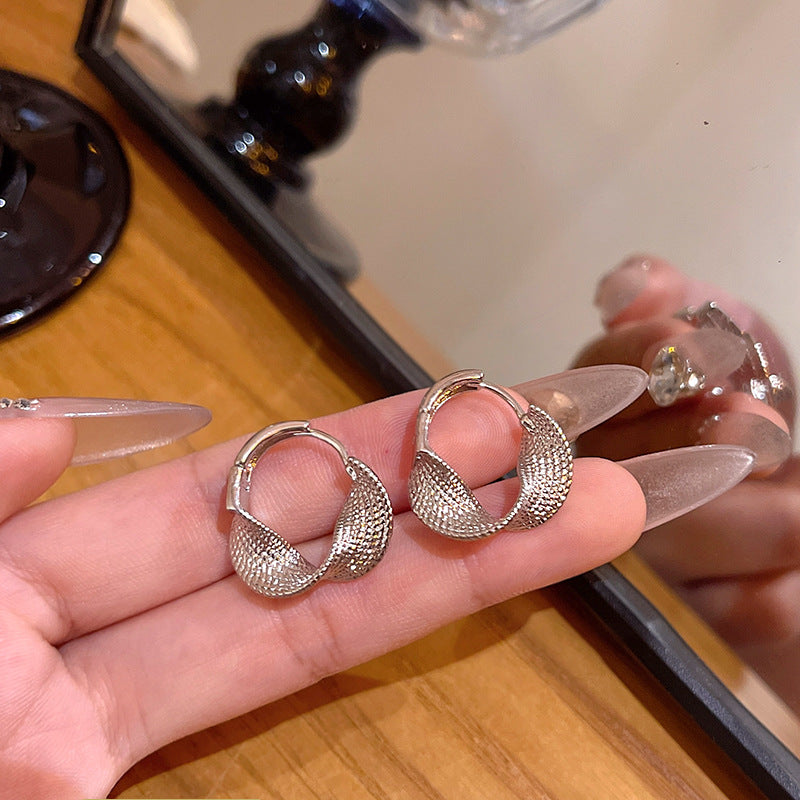 復古獨特扭曲耳環