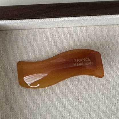 醋酸板材波浪簡約髮夾