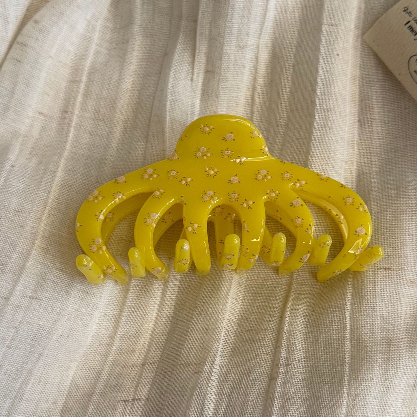 醋酸板材碎花鯊魚夾