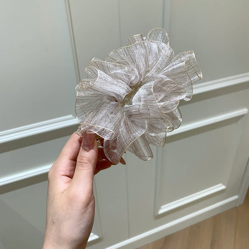 網紗簡約髮夾