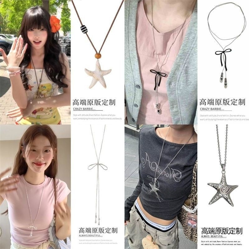 海星墜飾簡約項鍊－商品主圖｜https://igowo.tw/