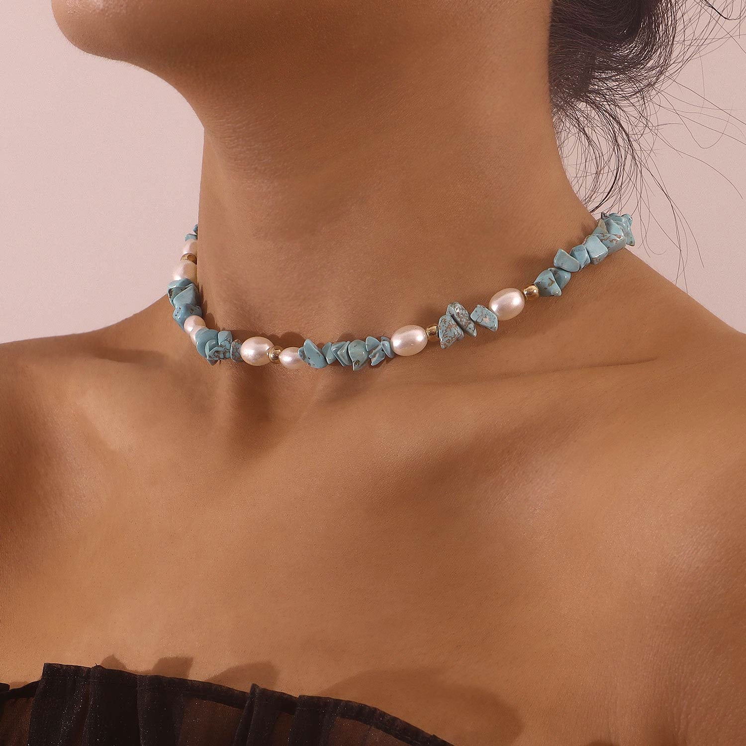 簡約經典項鍊－綠色款實拍｜https://igowo.tw/