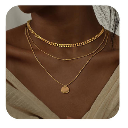蛇骨多層嘻哈項鍊