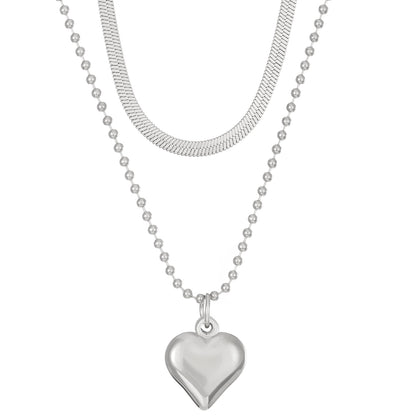 不鏽鋼字母墜飾項鍊－細節特寫7｜https://igowo.tw/