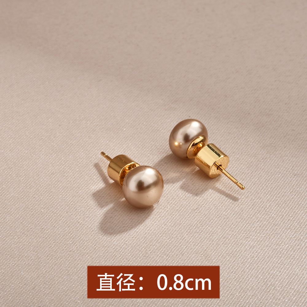 珍珠簡約耳釘