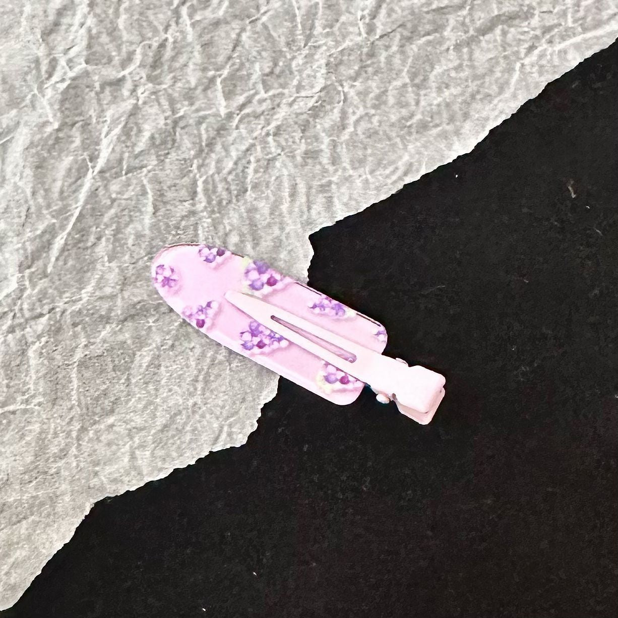 紫色葡萄髮夾