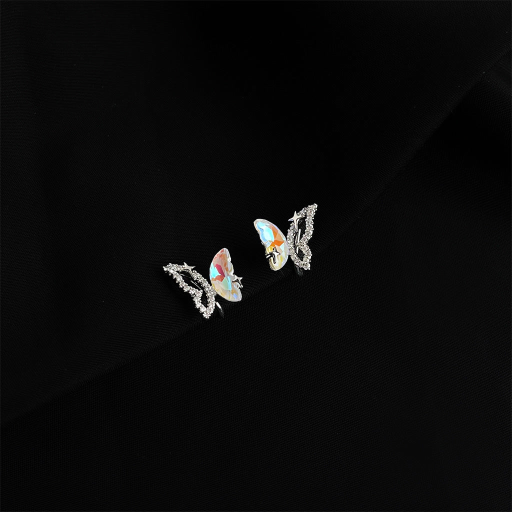 金色雙層電鍍耳夾－細節特寫4｜https://igowo.tw/