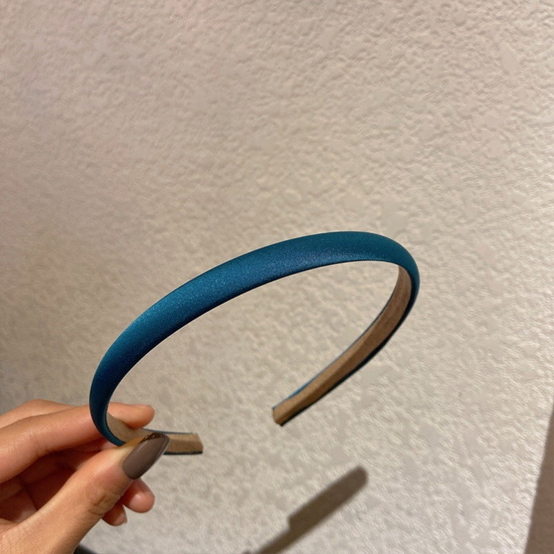 藍色復古簡約髮箍