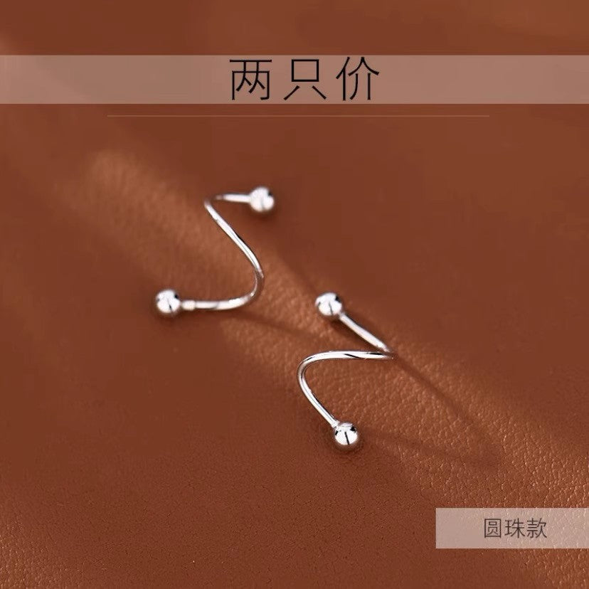 S925星星愛心簡約耳釘