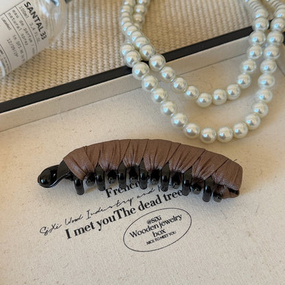 布面纏繞簡約髮夾