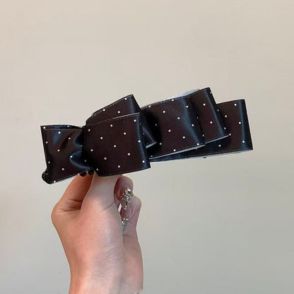 波點簡約髮夾