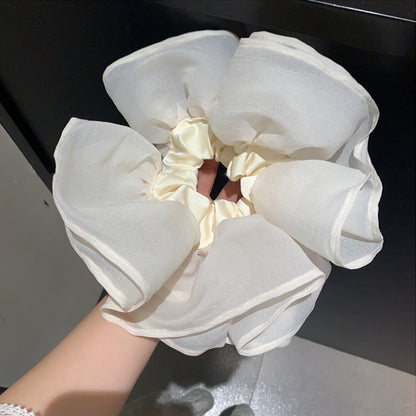黑色網紗大腸圈髮圈