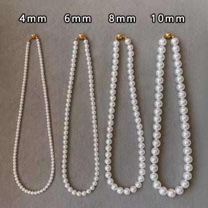 珍珠鏈條磁吸項鍊－商品主圖｜https://igowo.tw/