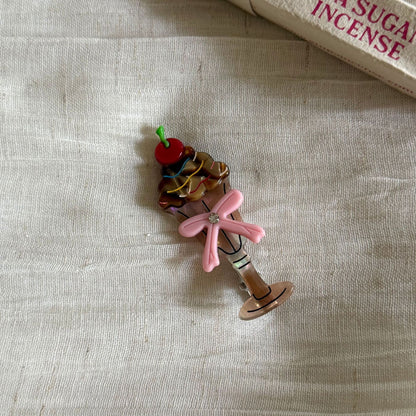 醋酸板材甜點髮夾