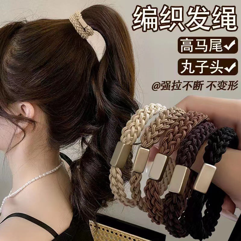 彈力繩簡約髮圈－商品主圖｜https://igowo.tw/