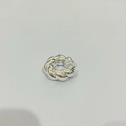 金屬格紋免耳洞耳夾