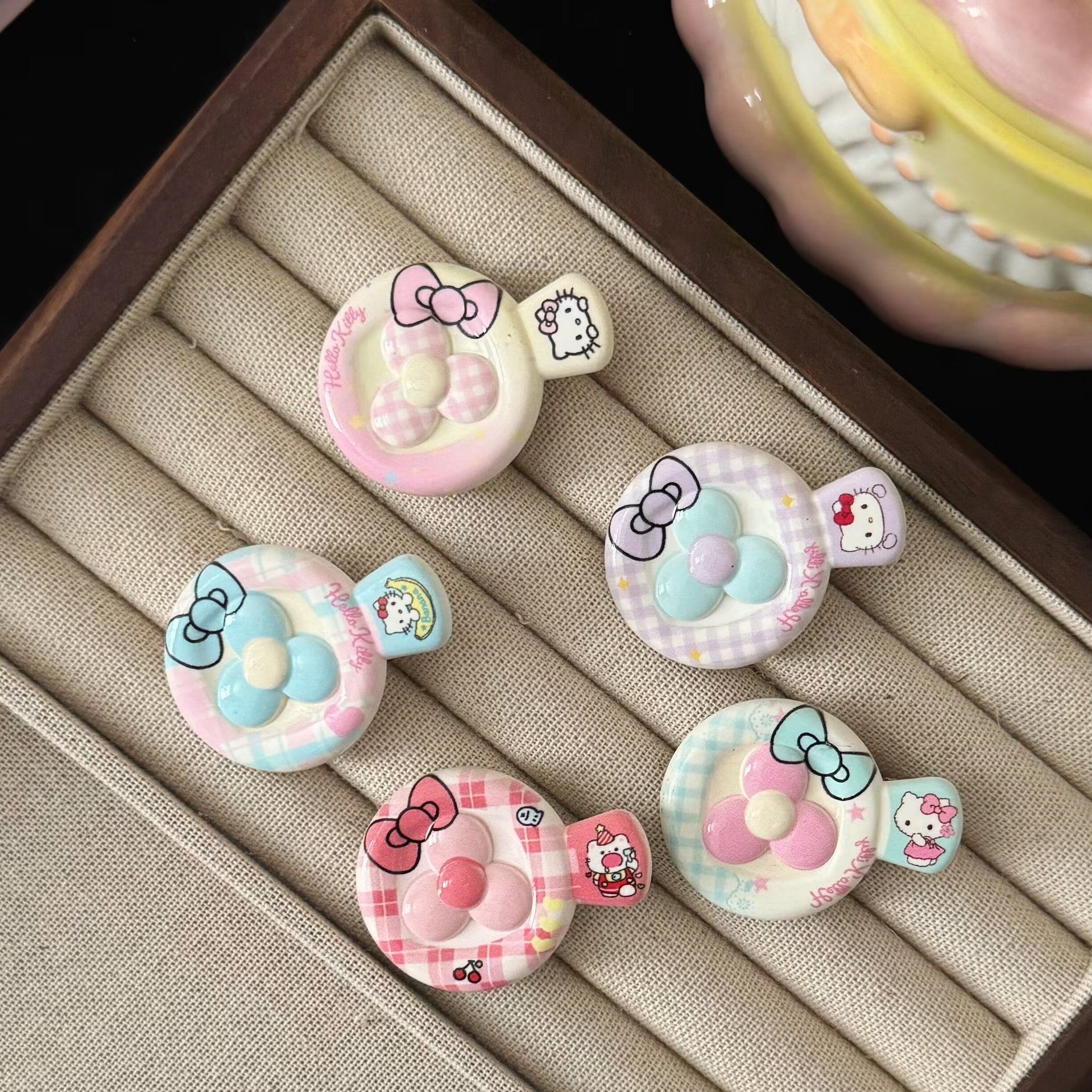 繽紛貓咪髮夾－商品主圖｜https://igowo.tw/
