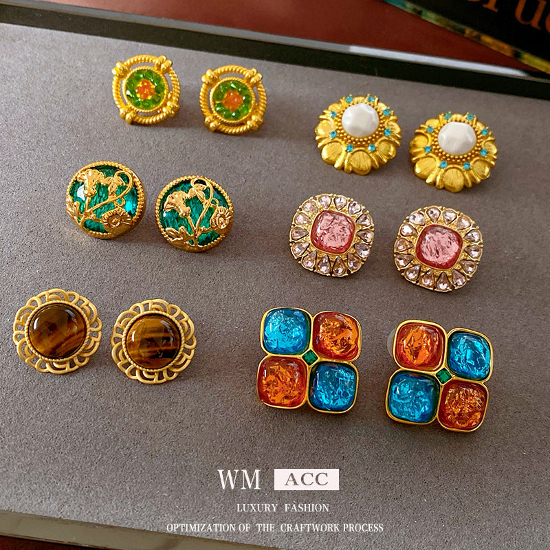 復古簡約耳環－商品主圖｜https://igowo.tw/
