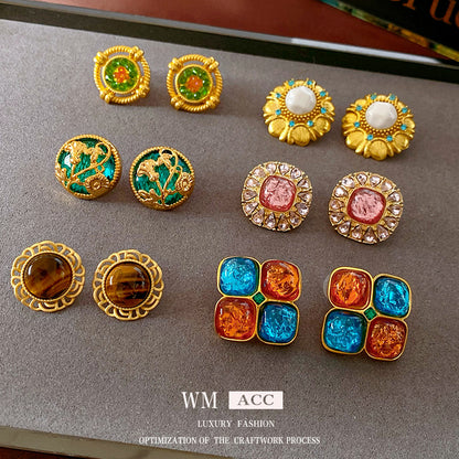 復古簡約耳環－商品主圖｜https://igowo.tw/