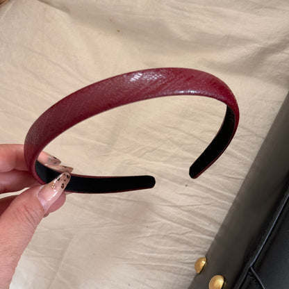 皮革簡約髮箍