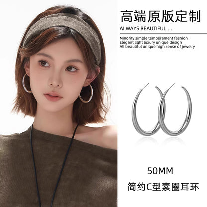 圓圈誇張耳環－細節特寫65｜https://igowo.tw/