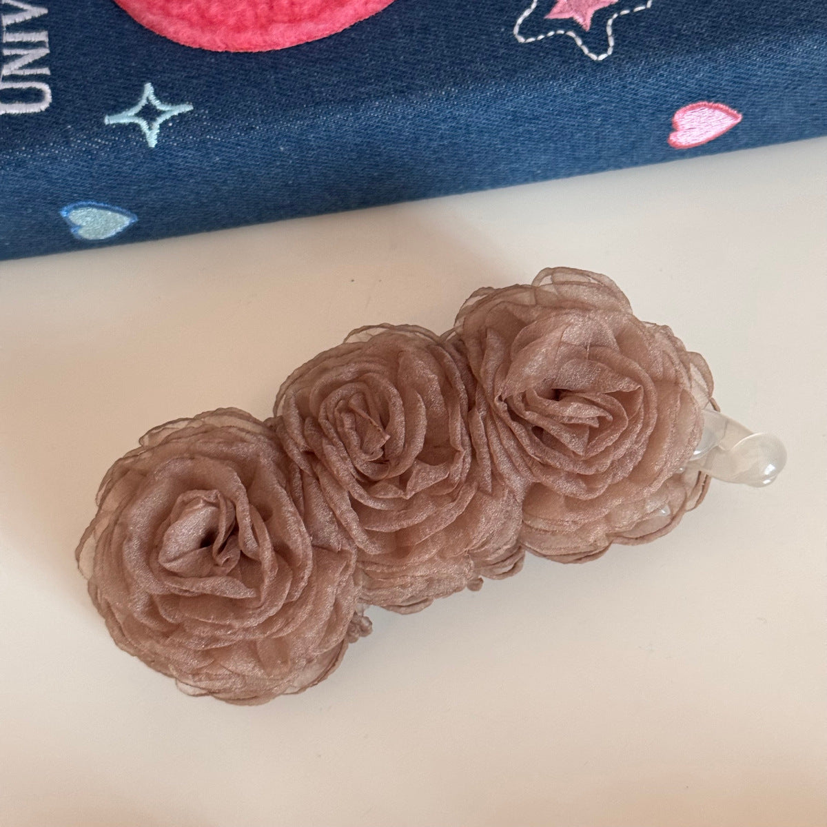 玫瑰簡約髮夾