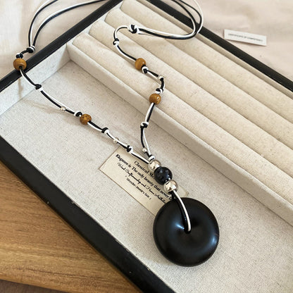 串珠多層復古項鍊－細節特寫5｜https://igowo.tw/