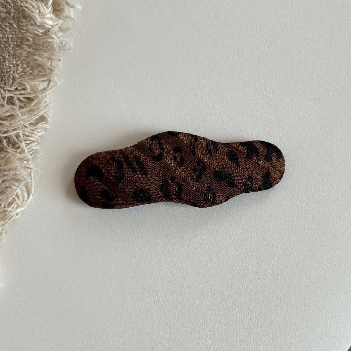 豹紋簡約髮夾