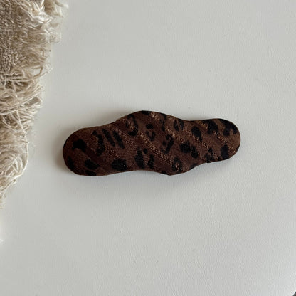 豹紋簡約髮夾