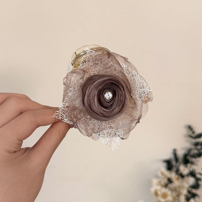 網紗玫瑰鯊魚夾
