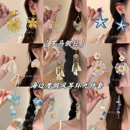繽紛花朵耳環－商品主圖｜https://igowo.tw/