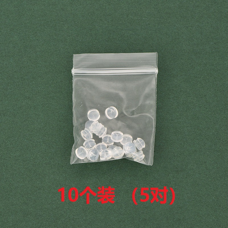 透明矽膠耳釘