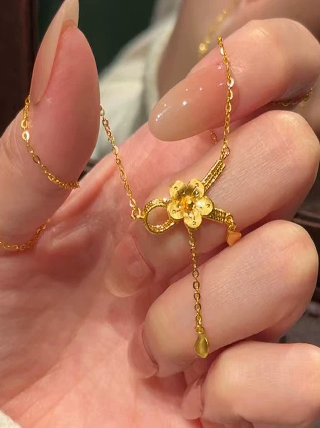 鈦鋼流蘇項鍊