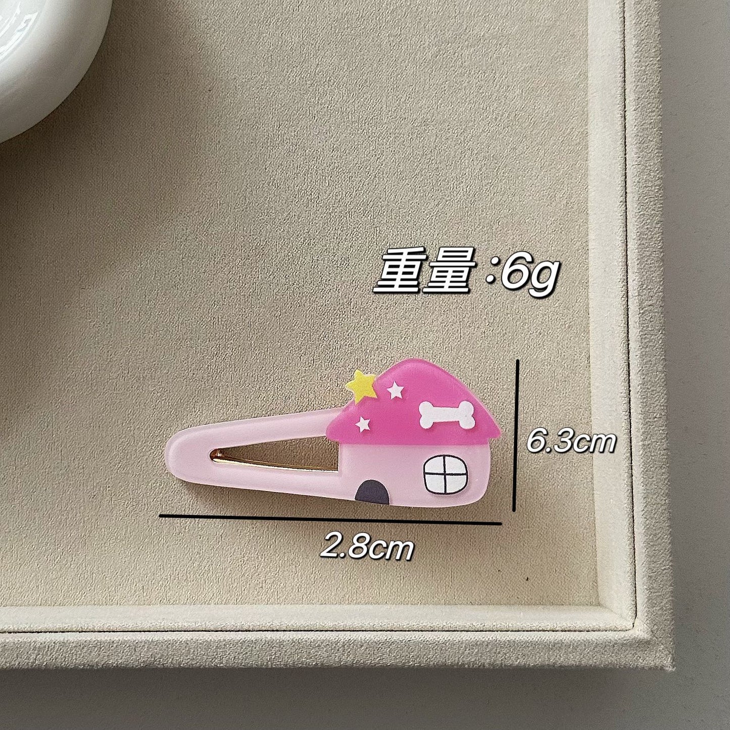繽紛貓咪卡通髮夾