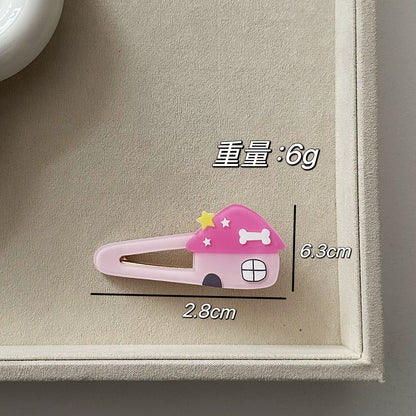 繽紛貓咪卡通髮夾