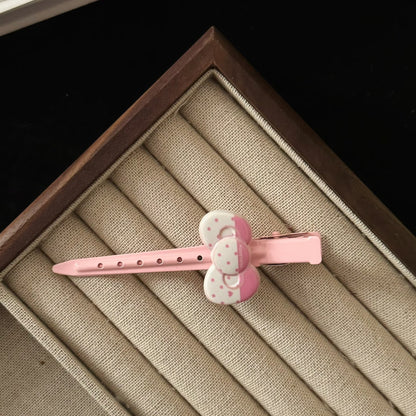 繽紛領結髮夾