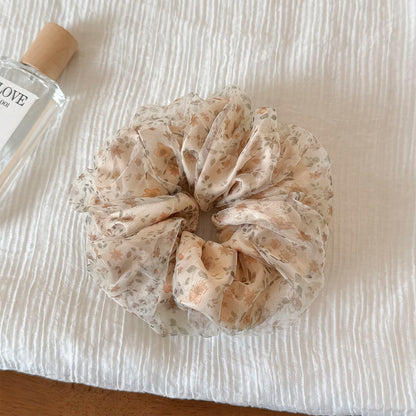 網紗大腸圈復古髮圈