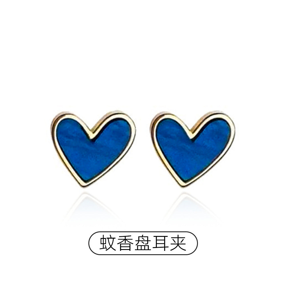 愛心小巧簡約耳釘
