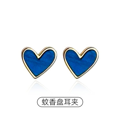 愛心小巧簡約耳釘