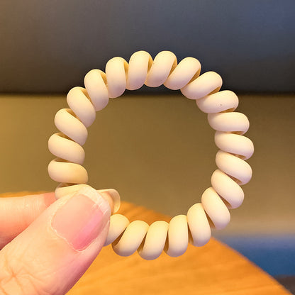 棕色簡約髮圈