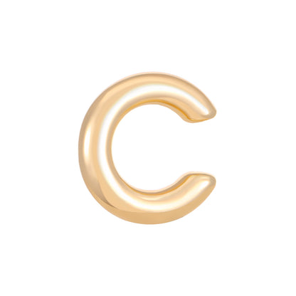 金屬C形免耳洞耳夾－細節特寫9｜https://igowo.tw/