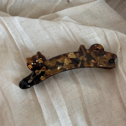 醋酸板材貓咪髮夾